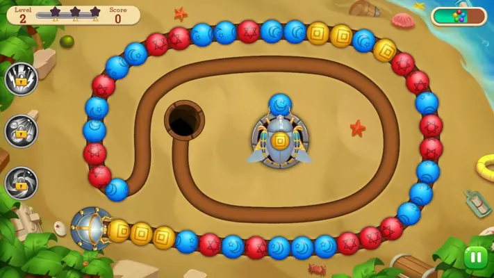 Jungle Marble Blast 2 android App screenshot 1