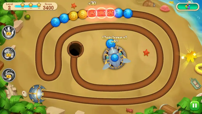 Jungle Marble Blast 2 android App screenshot 3