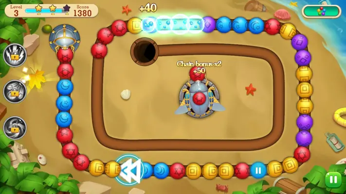 Jungle Marble Blast 2 android App screenshot 4