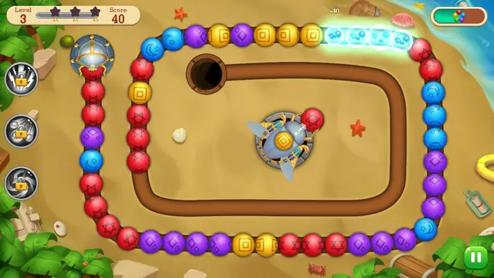 Jungle Marble Blast 2 android App screenshot 5